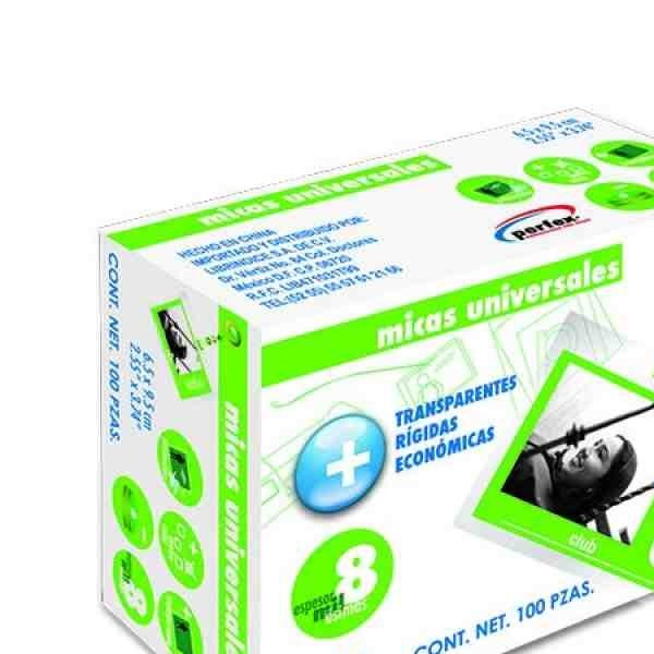 MICA TERMICA 65X95 MM 8 MIL. PERFEX E.100 C.5000